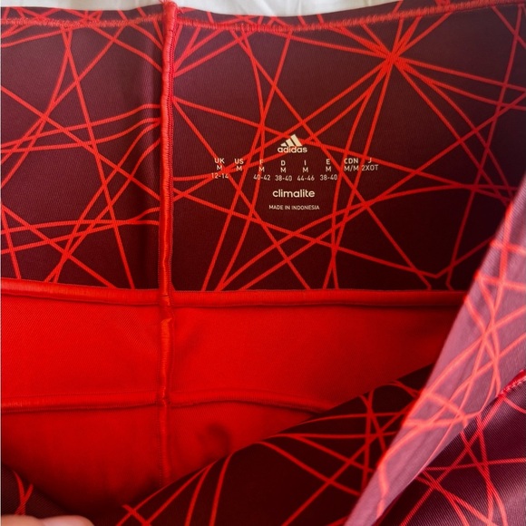 Adidas Womens Geometric Workout Pants - Picture 5 of 7